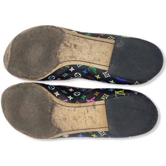 Louis Vuitton Multi Color Ballet Flats Murakami - Picture 3 of 4